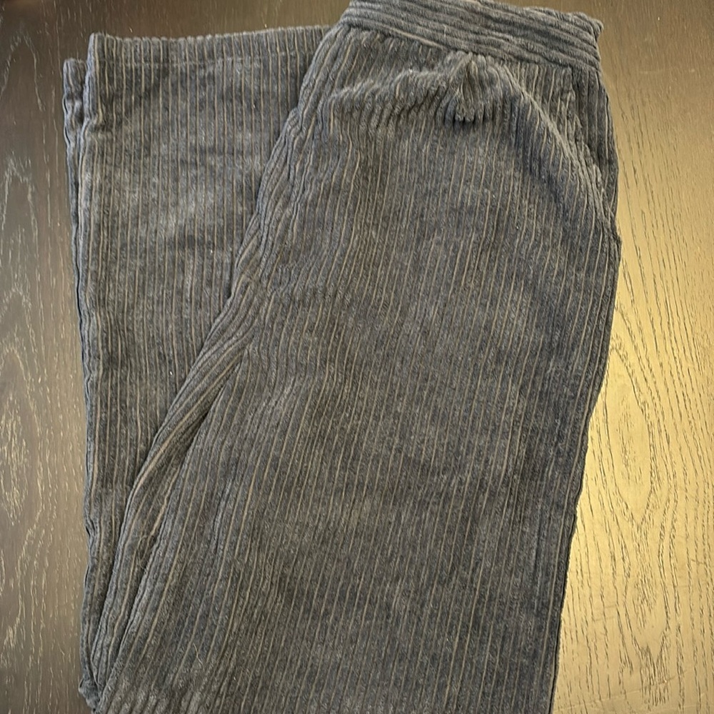 Wide leg corduroys